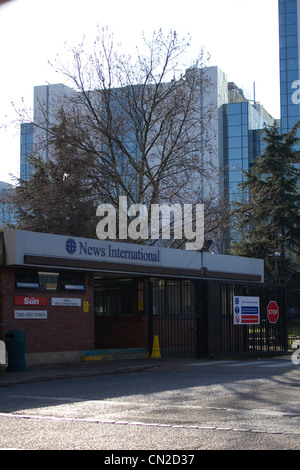 News Corporation Hauptsitz in Wapping Ost-London.  Heimat der Zeitung 'The Sun' Stockfoto