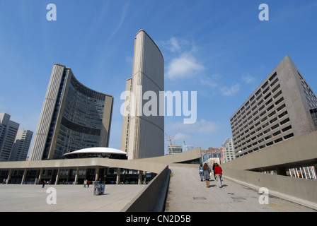 New City Hall Nathan Phillips Square Toronto Kanada Stockfoto