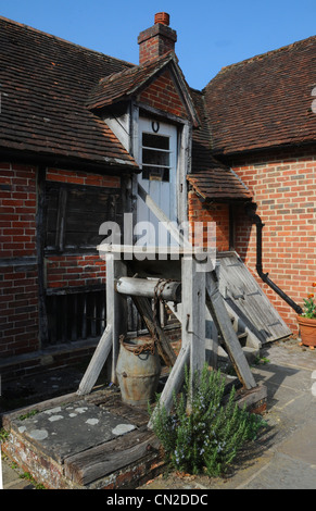 DIE HEIMAT DES 19. JAHRHUNDERTS SCHRIFTSTELLERIN JANE AUSTEN IN CHAWTON HAMPSHIRE Stockfoto