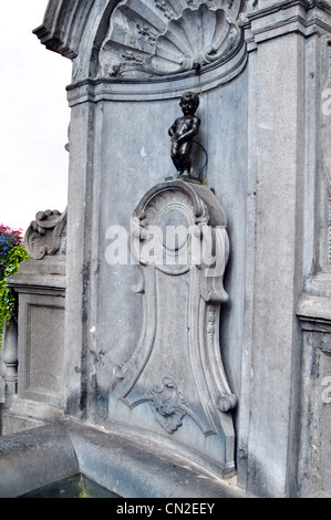 Belgien, Brüssel, Manneken Pis Brunnen Stockfoto