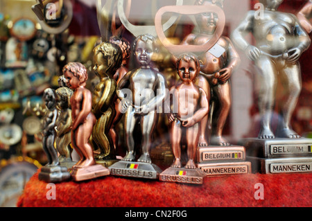 Belgien, Brüssel, Manneken Pis, Figur im Souvenir-Shop Stockfoto