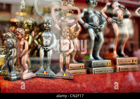 Belgien, Brüssel, Manneken Pis, Figur im Souvenir-Shop Stockfoto