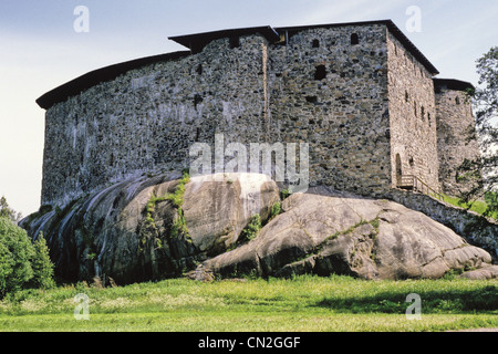 Die Burg Raseborg ist eine mittelalterliche Burg in Raseborg, Finnland. Stockfoto