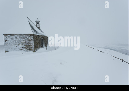 Frankreich, Finistere, Parc Naturel Regional d'Armorique (Armorique Naturpark), Monts d'Arree, St. Rivoal, St. Michel Stockfoto