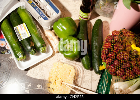 Frisches Gemüse, Nahaufnahme Stockfoto