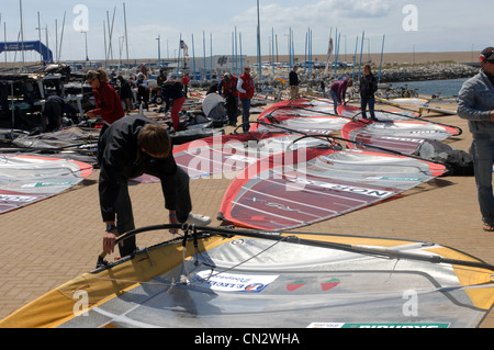 Austragungsort der Olympischen Spiele Weymouth-Dorset-England Stockfoto