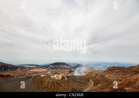 Nakadake Krater, Mount Aso, Kumamoto, Kyushu, Japan Stockfoto