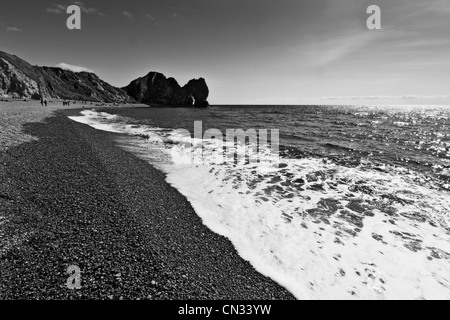 Durdle Door auf der Jura-Küste von Dorset Stockfoto