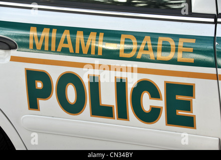 Miami-Dade Polizei, USA Stockfoto