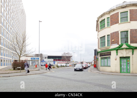 Crewe Alexandra am Spieltag Stockfoto