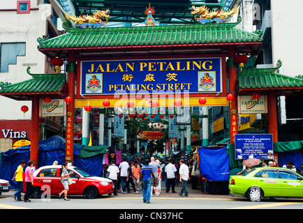 Petaling Street in Kuala Lumpur. Stockfoto