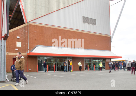 Crewe Alexandra am Spieltag Stockfoto