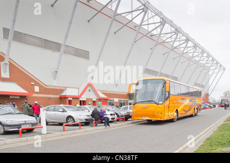 Crewe Alexandra am Spieltag Stockfoto