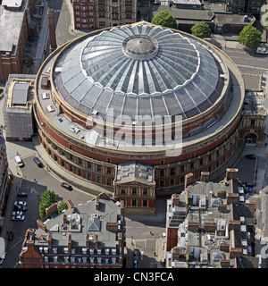 Luftaufnahme der Royal Albert Hall, Knightsbridge, London SW7 Stockfoto