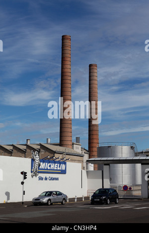 Puy de Dome, Clermont-Ferrand, Frankreich, Cataroux Michelin planen Stockfoto