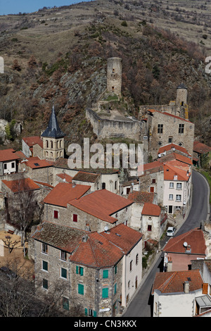 Frankreich, Puy de Dome, Saint-Floret gekennzeichnet Les Plus Beaux Dörfer de France (The Most Beautiful Dörfer Frankreichs), die Stockfoto