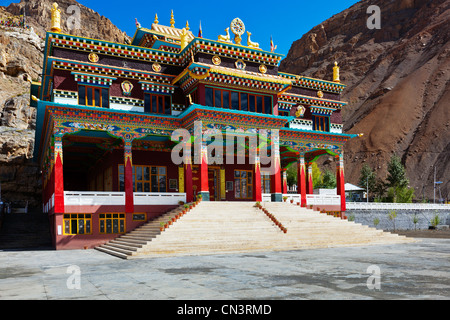 Buddhistisches Kloster in Kaza. Spiti Valley, Himachal Pradesh, Indien Stockfoto