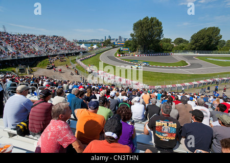 Kanada, Provinz Quebec, Montreal, NASCAR-Rennen auf dem Circuit Gilles Villeneuve auf Île Notre-Dame Stockfoto