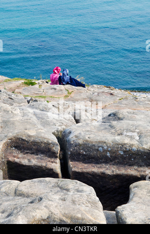 Marokko, Tanger Tetouan Region, Tanger, Marshan Bezirk, phönizischen und römischen Gräbern Stockfoto