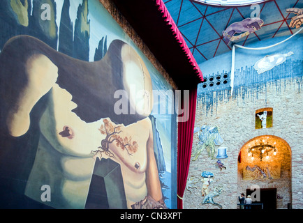 Europa Spanien Costa Brava Figueres Theater-Museum von Salvador Dali Stockfoto