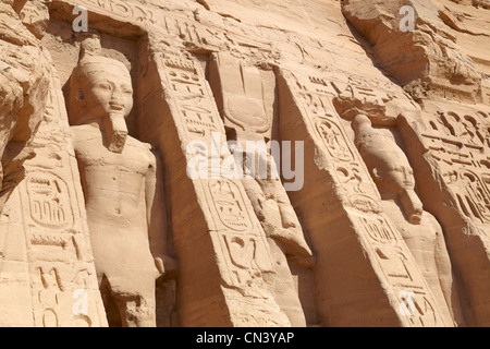 Ägypten - Tempel von Ramses, Abu Simbel Tempel, UNESCO Stockfoto