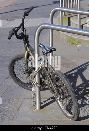 BMX-Style-Rad stark Complex und sportliche ein Plattfuß Stockfoto