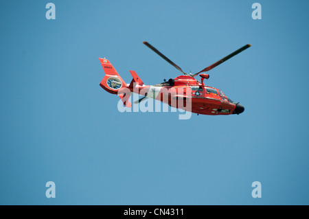 US-Coastgaurd-Hubschrauber Stockfoto