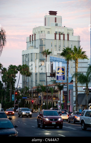 Das Art-déco-Sunset Tower Hotel auf dem sunset Strip in Los Angeles, CA Stockfoto