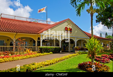 Die Dole Plantation Visitor Center in Wahiawa, Oahu, Hawaii Stockfoto