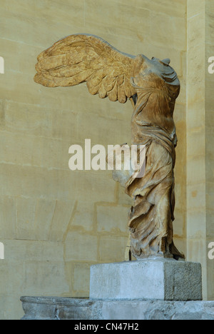 Frankreich, Paris, Musée du Louvre (Louvre-Museum), Winged Sieg von Samothrace Stockfoto