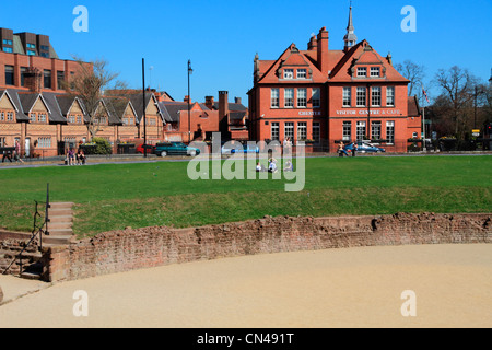 England Cheshire Chester römische Amphitheater Stockfoto