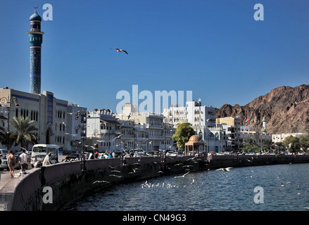 Stadtteil Mutrah, Corniche, Muscat, Oman Stockfoto