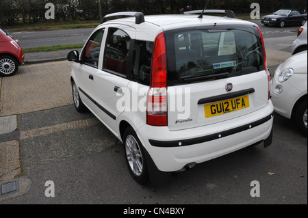 Fiat Panda Mylife in weiß Stockfoto