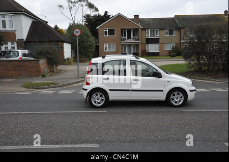 Fiat Panda Mylife in weiß Stockfoto