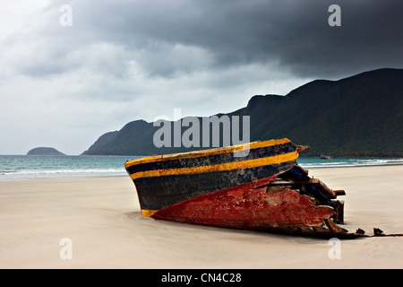 Schiff Wrack auf Con Son Beach, Con Dao Island, Vietnam Stockfoto