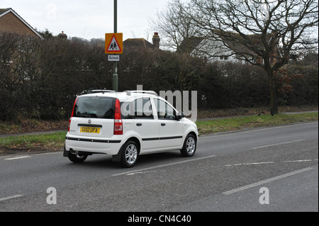 Fiat Panda Mylife in weiß Stockfoto