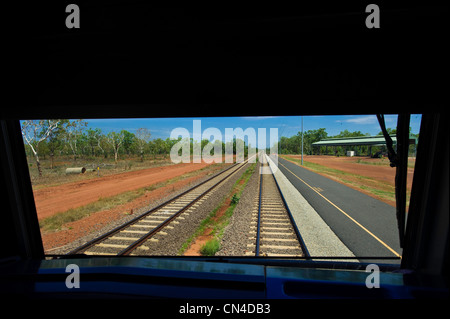 Australien, Northern Territory, Darwin, Ghan Zug Stockfoto