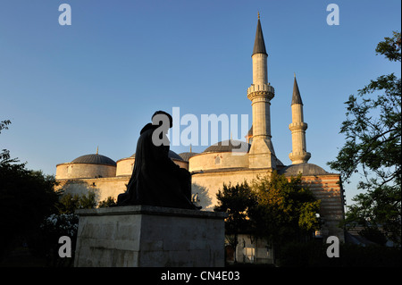 Türkei, Ost-Thrakien, Marmararegion, Edirne, alte Moschee (Eski Cami) mit osmanischen Stil durch Darchitect Sinan, aufgeführt als Welt Stockfoto