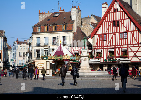 Frankreich, Cote d ' or, Dijon, Place Francois Rude Stockfoto