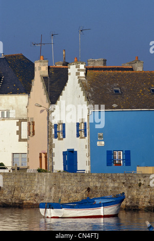 Frankreich, Finistere, Ile de Sein, Quai Free Französisch Stockfoto