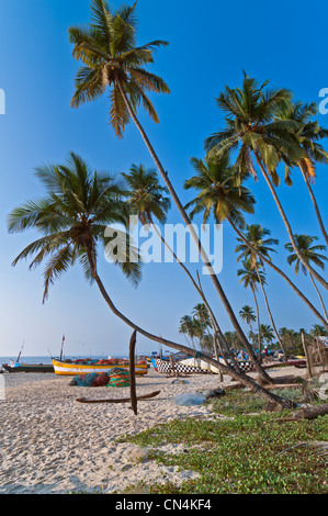 Colva Beach Goa Indien Stockfoto