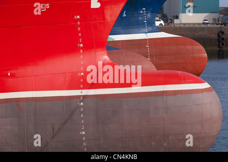 Deepsea Trawler neben dem Hafen von Fraserburgh N.E.Schottland Teil Scottish Fishing Fleet UK Stockfoto