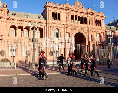 Argentinien, Buenos Aires, Plaza de Mayo, Casa Rosada Stockfoto