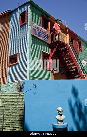 Argentinien, Buenos Aires, La Boca Bezirk, Caminito Stockfoto