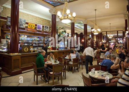 Argentinien, Buenos Aires, Cafe Tortoni Stockfoto