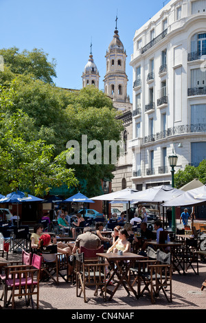 Argentinien, Buenos Aires, San Telmo Bezirk, Dorrego Platz Stockfoto