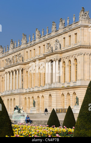 Frankreich, Yvelines, Park des Chateau de Versailles, Weltkulturerbe der UNESCO, außerhalb der Galerie des Glaces Stockfoto