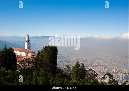 Kolumbien, Cundinamarca Abteilung, Bogota, Mount Monserrate (3152 m), Kirche der schwarzen Madonna von Monserrate Stockfoto