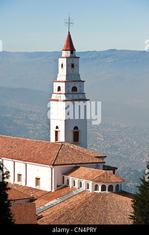 Kolumbien, Cundinamarca Abteilung, Bogota, Mount Monserrate (3152 m), Kirche der schwarzen Madonna von Monserrate Stockfoto