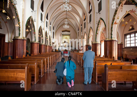 Kolumbien, Cundinamarca Abteilung, Bogota, Mount Monserrate (3152 m), Kirche der schwarzen Madonna von Monserrate Stockfoto